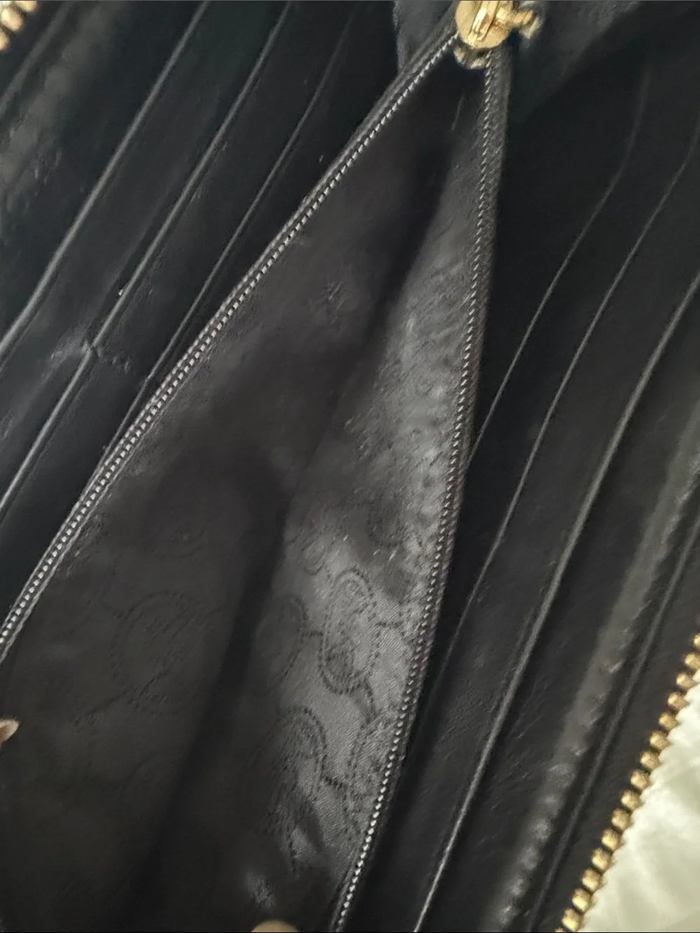 Michael Kors Black Tote with Signature MK Zip Wallet